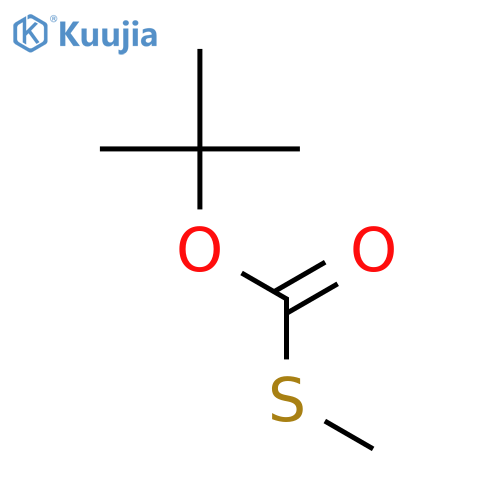 tert-butyl methylsulfanylformate structure