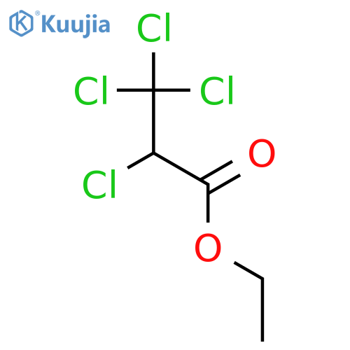 Propanoic acid, 2,3,3,3-tetrachloro-, ethyl ester structure