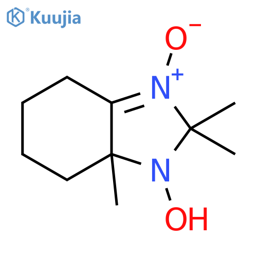 1H-Benzimidazole, 2,4,5,6,7,7a-hexahydro-1-hydroxy-2,2,7a-trimethyl-,3-oxide structure