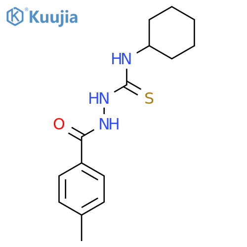 4-Methyl-, 2-(Cyclohexylamino)thioxomethylhydrazide Benzoic Acid structure
