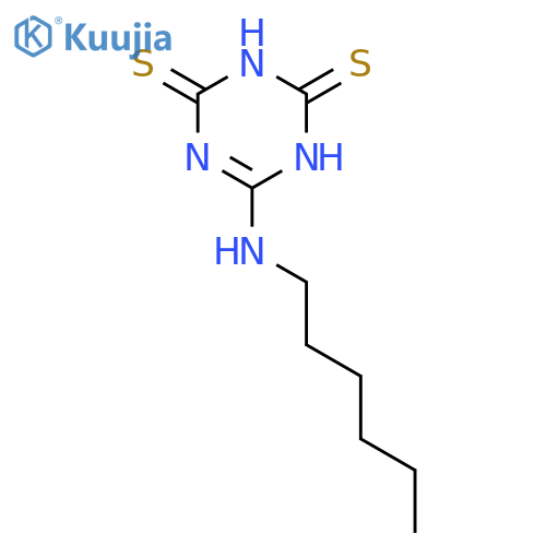 6-(Hexylamino)-1,3,5-triazine-2,4(1H,3H)-dithione structure