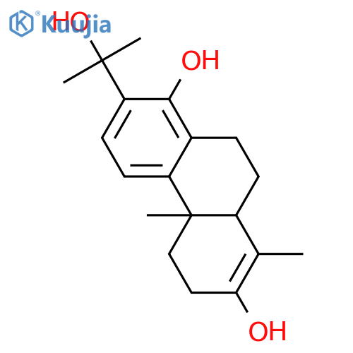 19-Nor-3,8,11,13-abietatetraene-3,14,15-triol structure