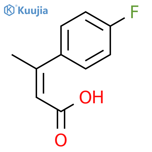 3-(4-fluorophenyl)but-2-enoic acid structure