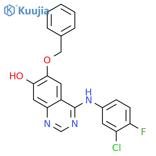 6-(Benzyloxy)-4-(3-chloro-4-fluoroanilino)quinazolin-7(1H)-one structure