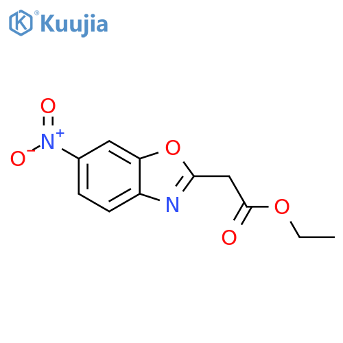 ethyl 2-(6-nitro-1,3-benzoxazol-2-yl)acetate structure