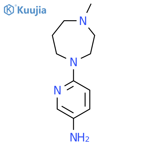 6-(4-Methyl-1,4-diazepan-1-yl)pyridin-3-amine structure