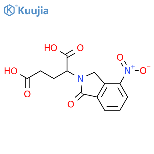 2-(4-Nitro-1-oxoisoindolin-2-yl)pentanedioic Acid structure