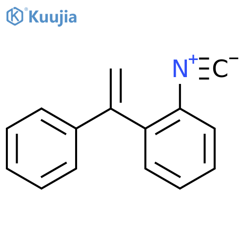 Benzene, 1-isocyano-2-(1-phenylethenyl)- structure