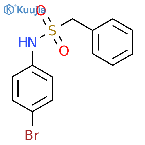 N-(4-Bromo-phenyl)-C-phenyl-methanesulfonamide structure