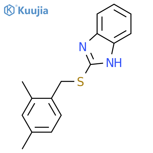 2-(2,4-Dimethylbenzyl)thio-1H-benzimidazole structure