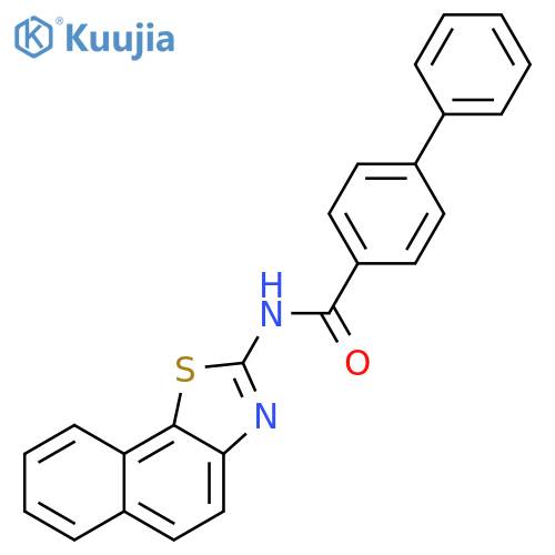 N-(2Z)-2H,3H-naphtho2,1-d1,3thiazol-2-ylidene-1,1'-biphenyl-4-carboxamide structure