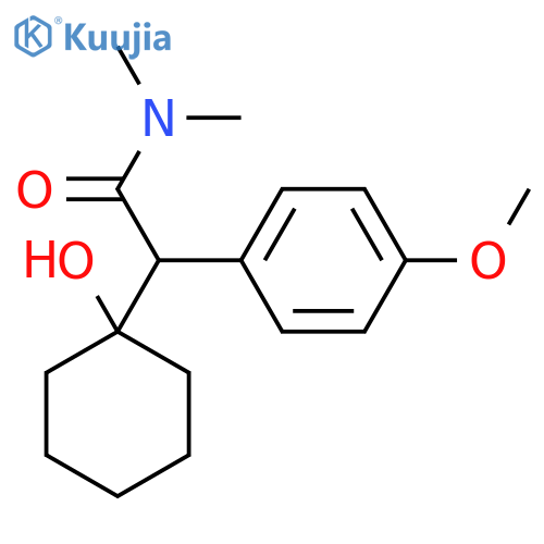 a-(1-Hydroxycyclohexyl)-4-Methoxy-N,N-Dimethylbenzeneacetamide structure