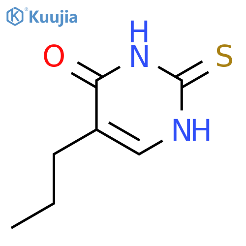 5-Propyl-2-thiouracil structure