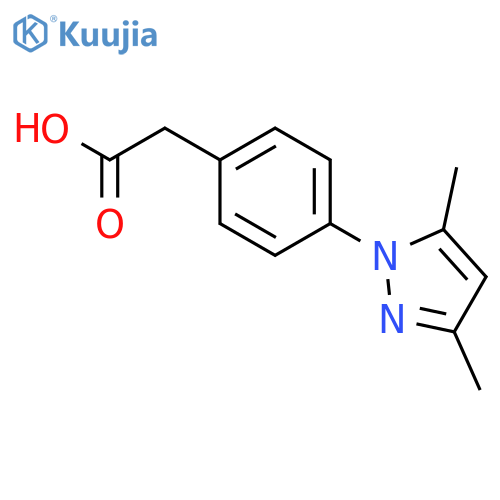 2-4-(3,5-Dimethyl-1H-pyrazol-1-yl)phenylacetic Acid structure