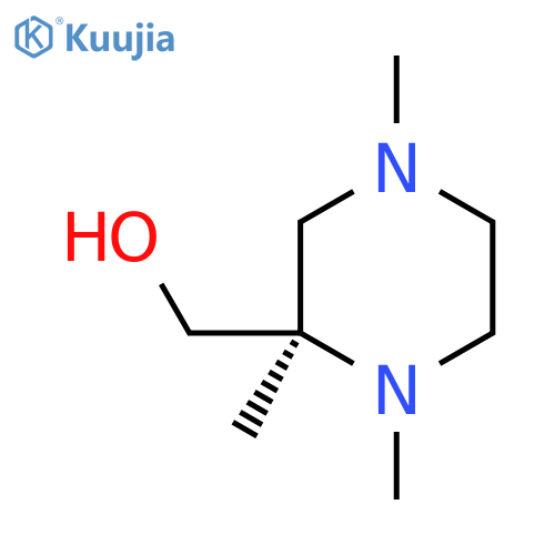 [(2R)-1,2,4-trimethylpiperazin-2-yl]methanol structure