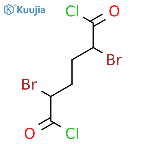 2,5-Dibromohexanedioyl dichloride structure