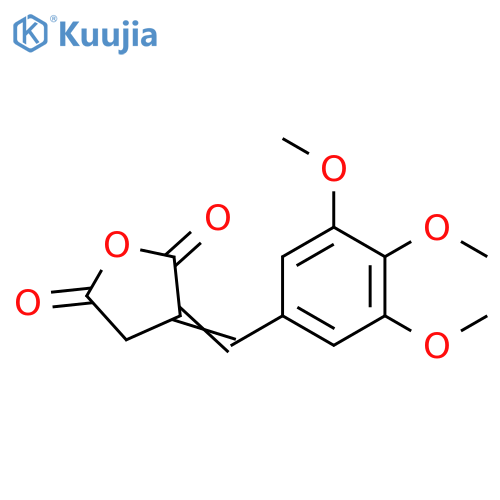2,5-Furandione, dihydro-3-[(3,4,5-trimethoxyphenyl)methylene]- structure