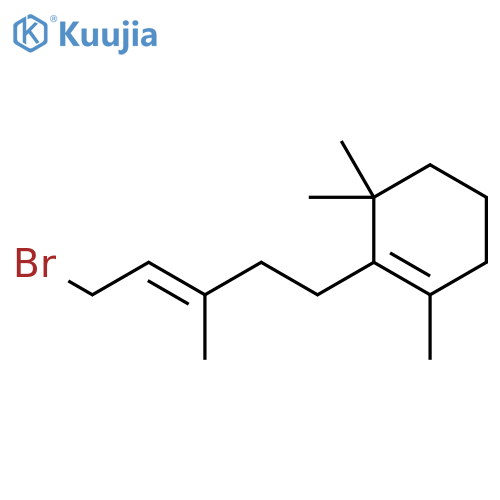Cyclohexene, 1-(5-bromo-3-methyl-3-pentenyl)-2,6,6-trimethyl-, (E)- (8CI,9CI) structure