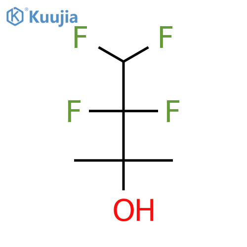 3,3,4,4-tetrafluoro-2-methylbutan-2-ol structure