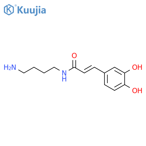 N-Caffeoylputrescine,(E)- structure