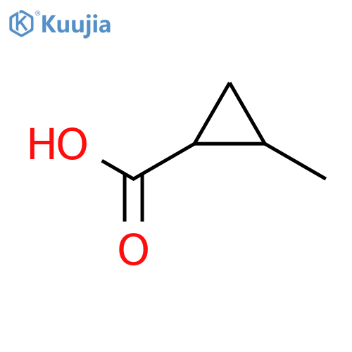 2-Methylcyclopropanecarboxylic acid structure