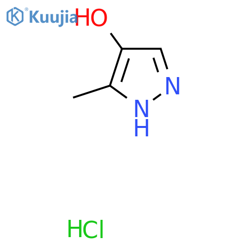 3-methyl-1H-pyrazol-4-ol;hydrochloride structure