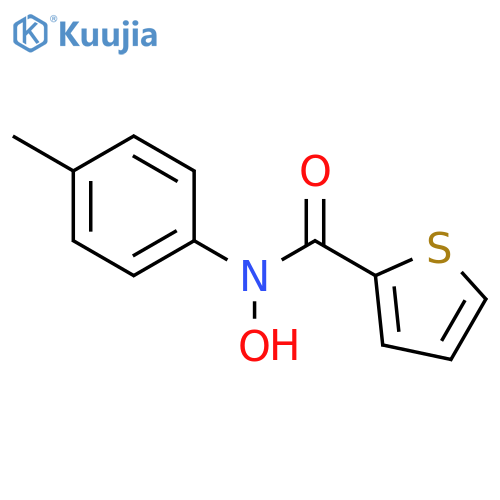 2-Thiophenecarboxamide, N-hydroxy-N-(4-methylphenyl)- structure
