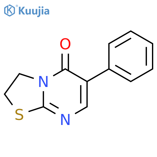 6-phenyl-2,3-dihydro-5H-[1,3]thiazolo[3,2-a]pyrimidin-5-one structure