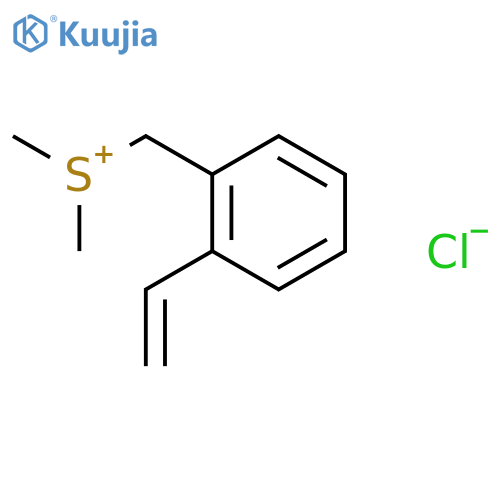 Sulfonium, [(ethenylphenyl)methyl]dimethyl-, chloride structure
