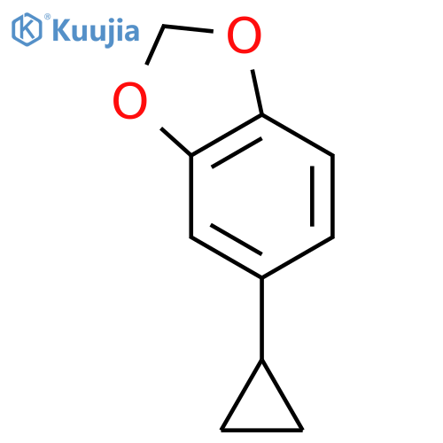 1,3-Benzodioxole,5-cyclopropyl- structure