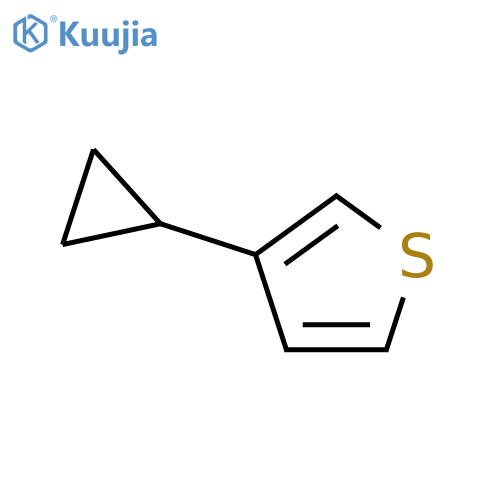 3-cyclopropylthiophene structure