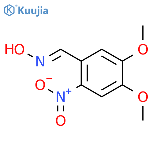 Benzaldehyde, 4,5-dimethoxy-2-nitro-, oxime structure