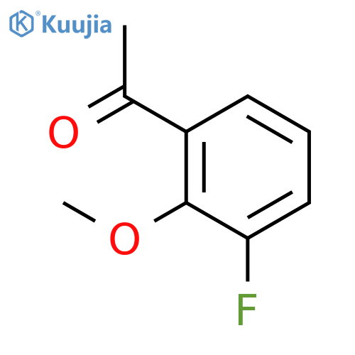1-(3-Fluoro-2-methoxyphenyl)ethanone structure