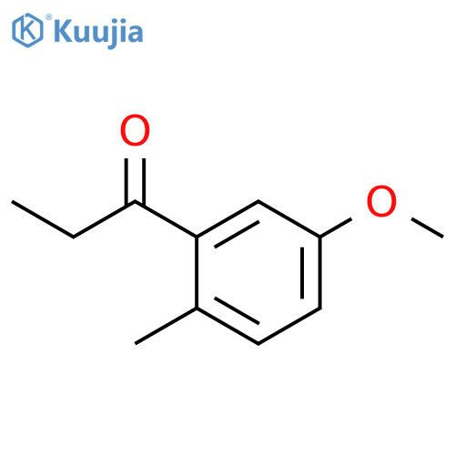 1-Propanone, 1-(5-methoxy-2-methylphenyl)- structure