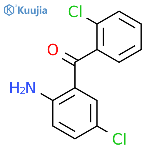 2-Amino-2’,5-dichlorobenzophenone structure