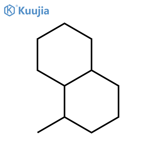 Naphthalene,decahydro-1-methyl- structure