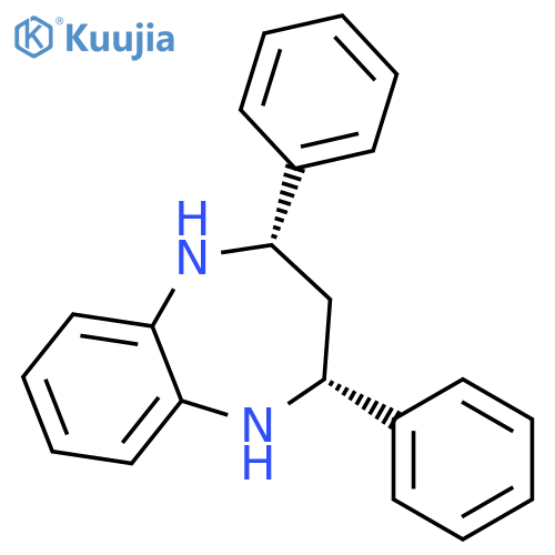 1H-1,5-Benzodiazepine, 2,3,4,5-tetrahydro-2,4-diphenyl-, cis- structure