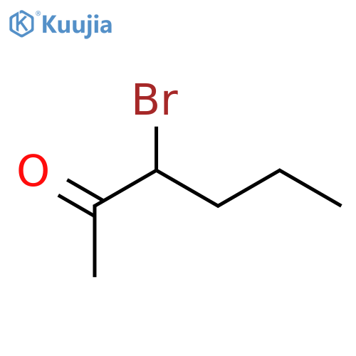 2-Hexanone, 3-bromo- structure