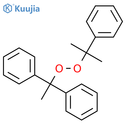 Peroxide, 1,1-diphenylethyl 1-methyl-1-phenylethyl structure
