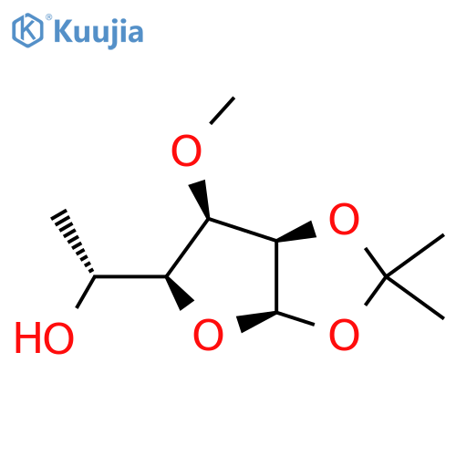 (1R)-1-[(3Ar,5S,6R,6aR)-6-methoxy-2,2-dimethyl-3a,5,6,6a-tetrahydrofuro[2,3-d][1,3]dioxol-5-yl]ethanol structure