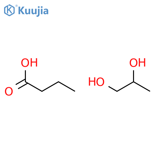 Propylene glycol monobutyrate structure