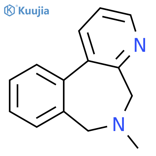 5H-Pyrido[2,3-d][2]benzazepine, 6,7-dihydro-6-methyl- structure
