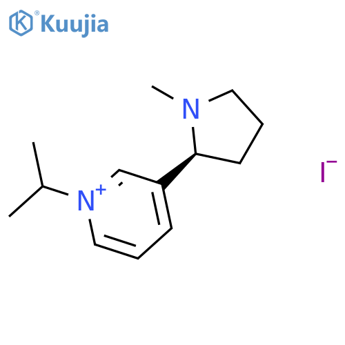 Pyridinium, 1-(1-methylethyl)-3-[(2S)-1-methyl-2-pyrrolidinyl]-, iodide structure