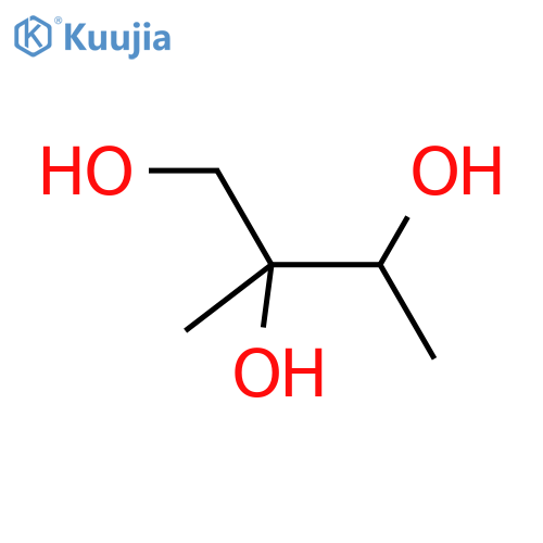 2-methylbutane-1,2,3-triol structure