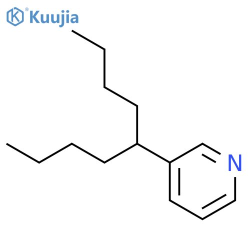 Pyridine,3-(1-butylpentyl)- structure