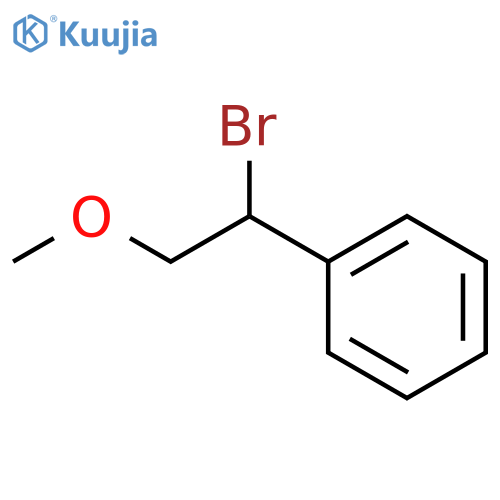 (1-bromo-2-methoxyethyl)benzene structure