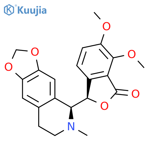 (+)-β-Hydrastine structure