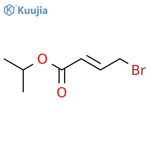 2-Butenoic acid, 4-bromo-, 1-methylethyl ester structure