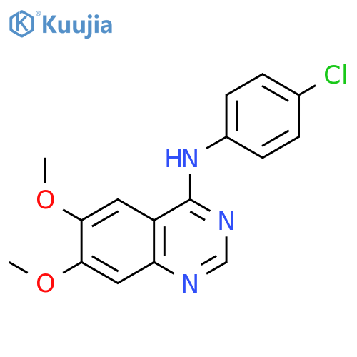 4-Quinazolinamine, N-(4-chlorophenyl)-6,7-dimethoxy- structure