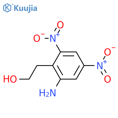 2-(2-Amino-4,6-dinitro-phenyl)-ethanol structure